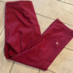 Lululemon fast and free sz 10 leggings